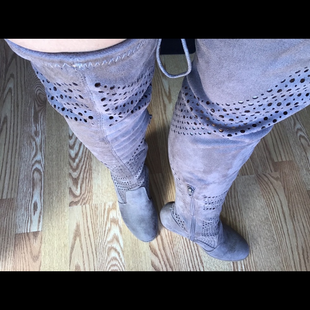 SOLD!! NOT AVAILABLE Over the knee boots